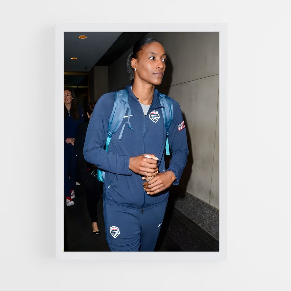 Poster Sylvia fowles – affiche Basketball (vue 3)